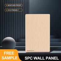 Panel de pared decorativo SPC 600*2440*4mm impermeable resistente a la humedad de piedra plástico compuesto ecológico interior panel de pared de poliestireno