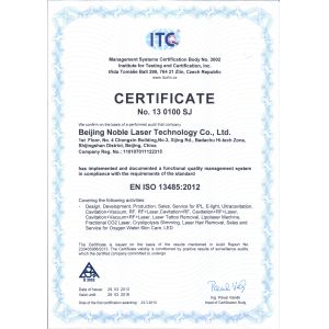 Beijing Noble Laser Technology Co.,Ltd Certifications