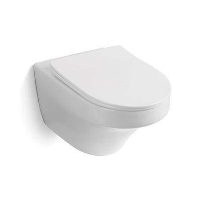 Toilette flottante suspendue au mur salle de bains blanche sans réservoir suspendue au mur toilette montée en céramique