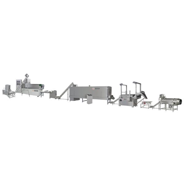 Shell Potato Food Twin Extruder Machine , Fried Snack Food Industry Equipment