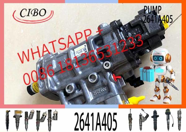 Excavadora de bomba de combustível Peças do motor diesel Bomba de injecção de combustível 3240532 2641A405 Para   315D Motor C4.4