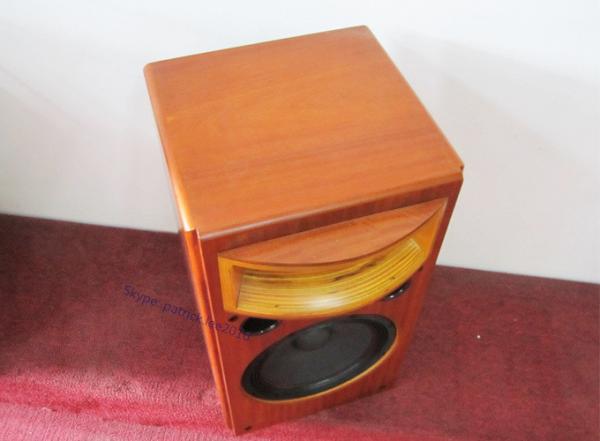 Best Sound Quality Wooden Finished Bookself Audio Speaker With Cover For Cinema Room