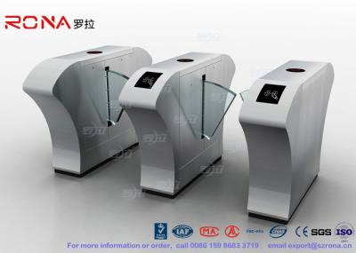 Torniquete bidirecional à altura da cintura da barreira da aleta da relação da porta RFID da barreira da aleta do aeroporto