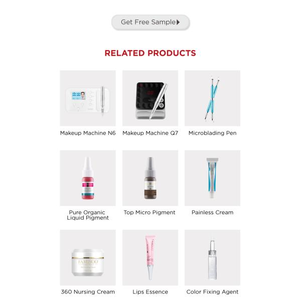 Машина микропигментатион брови ручки татуировки макияжа ОЭМ новая косметическая постоянная