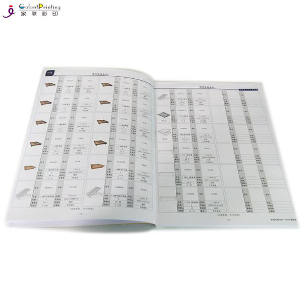 Softcover Perfect Bound Magazine Printing Services Standard Size 160X160mm