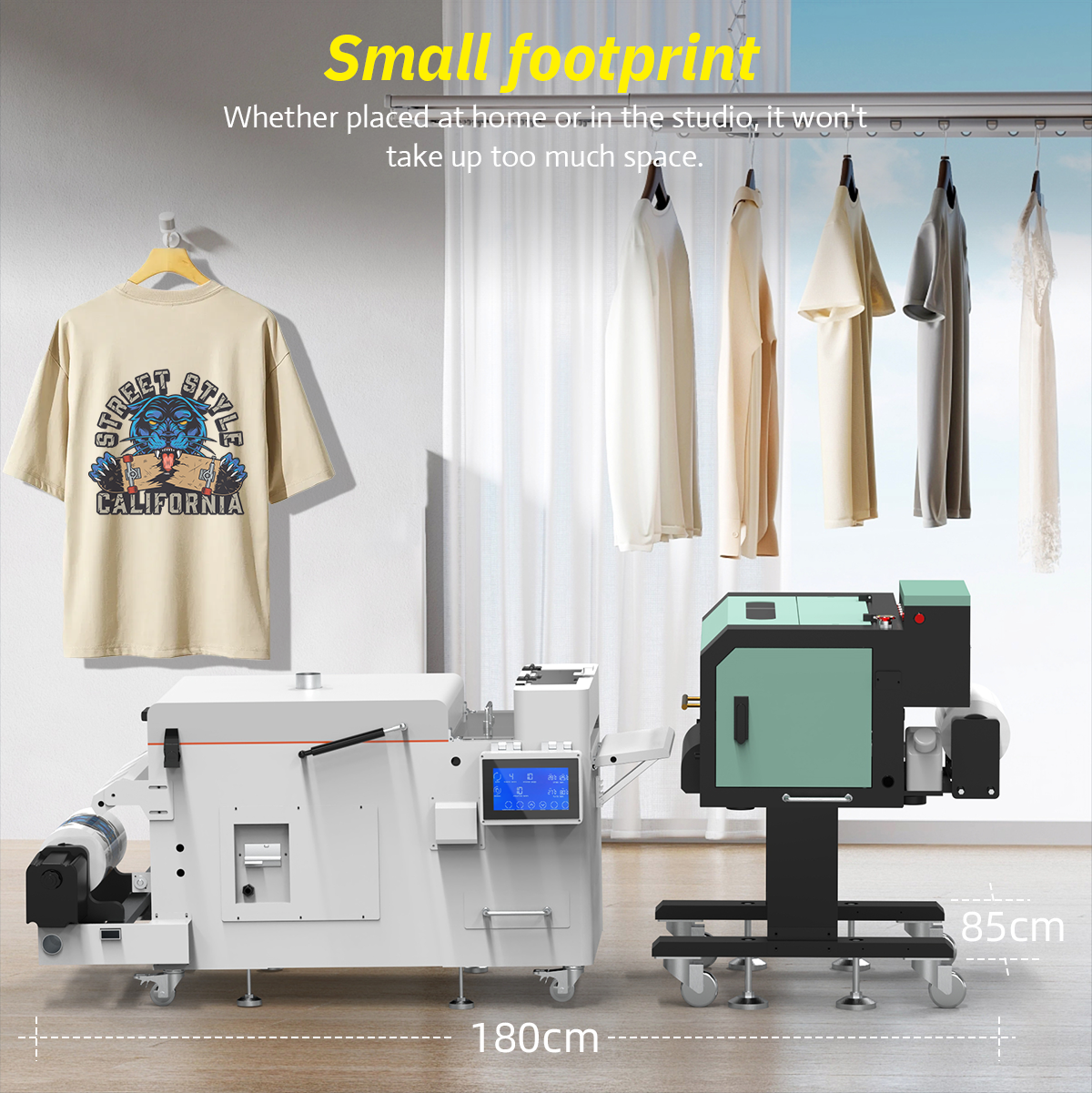 Ingani Support After-sales Service 2 Head Dtf Printer A4 12inch 30cm I1600 A3 Dtf Printer With Shaker and Dryer