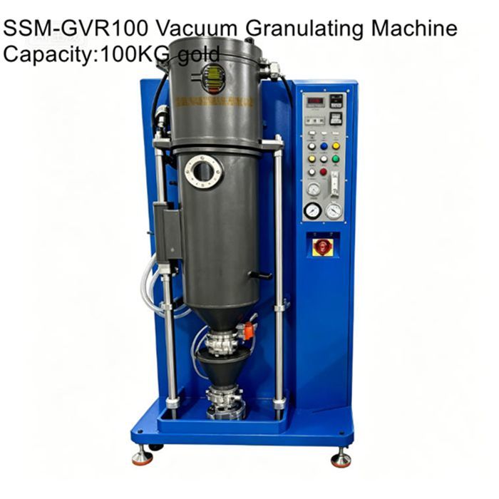 60KW 100kg Industrial Gold Granulation System Heavy Duty Granulation Machine Manufacturers