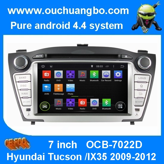Ouchuangbo gps navi DVD Player for Hyudai Tucson /IX35 2009-2012 Pure Android 4.4 3G Wifi