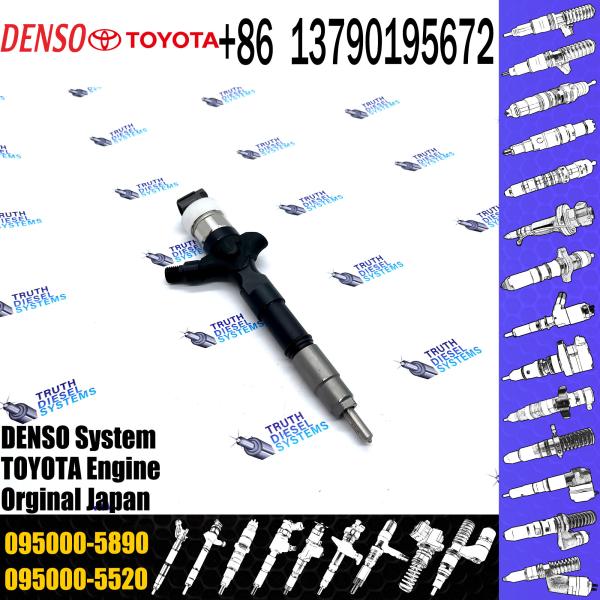 1KD-FTV Common Rail топливный впрыск 095000-6180 095000-5890 Для TOYOTA 23670-30080