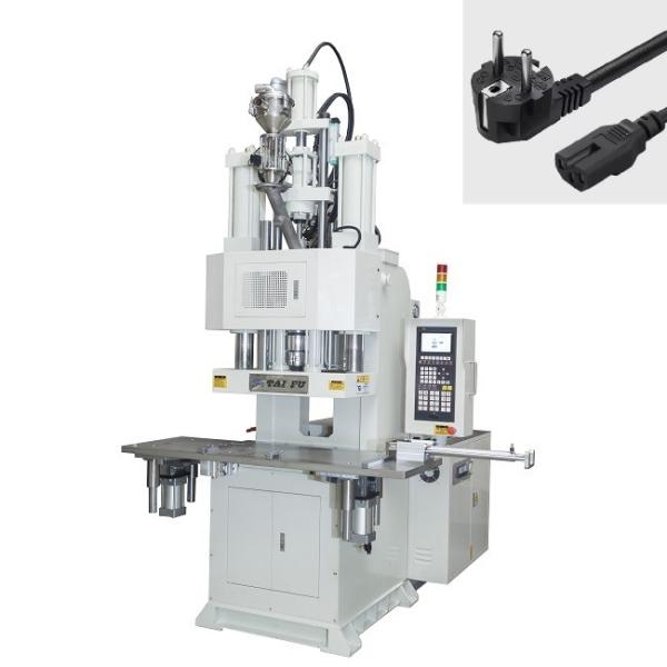 55 Ton C-Type Vertical Injection Molding Machine For EU Power Cord
