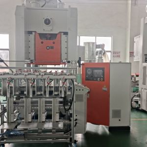Fully Automatic SIEMENS Motor Aluminium Foil Container Making Machine with 12000/H Capacity