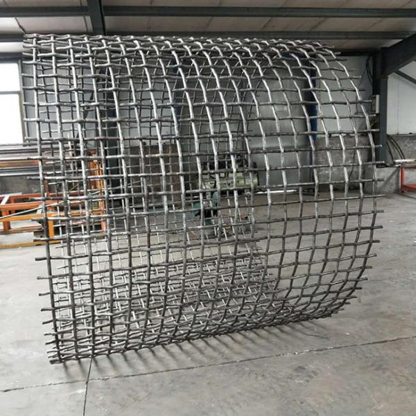 Quarry Industrial Filter Mesh / Rock Screen Mesh High Manganese 65Mn Steel Made