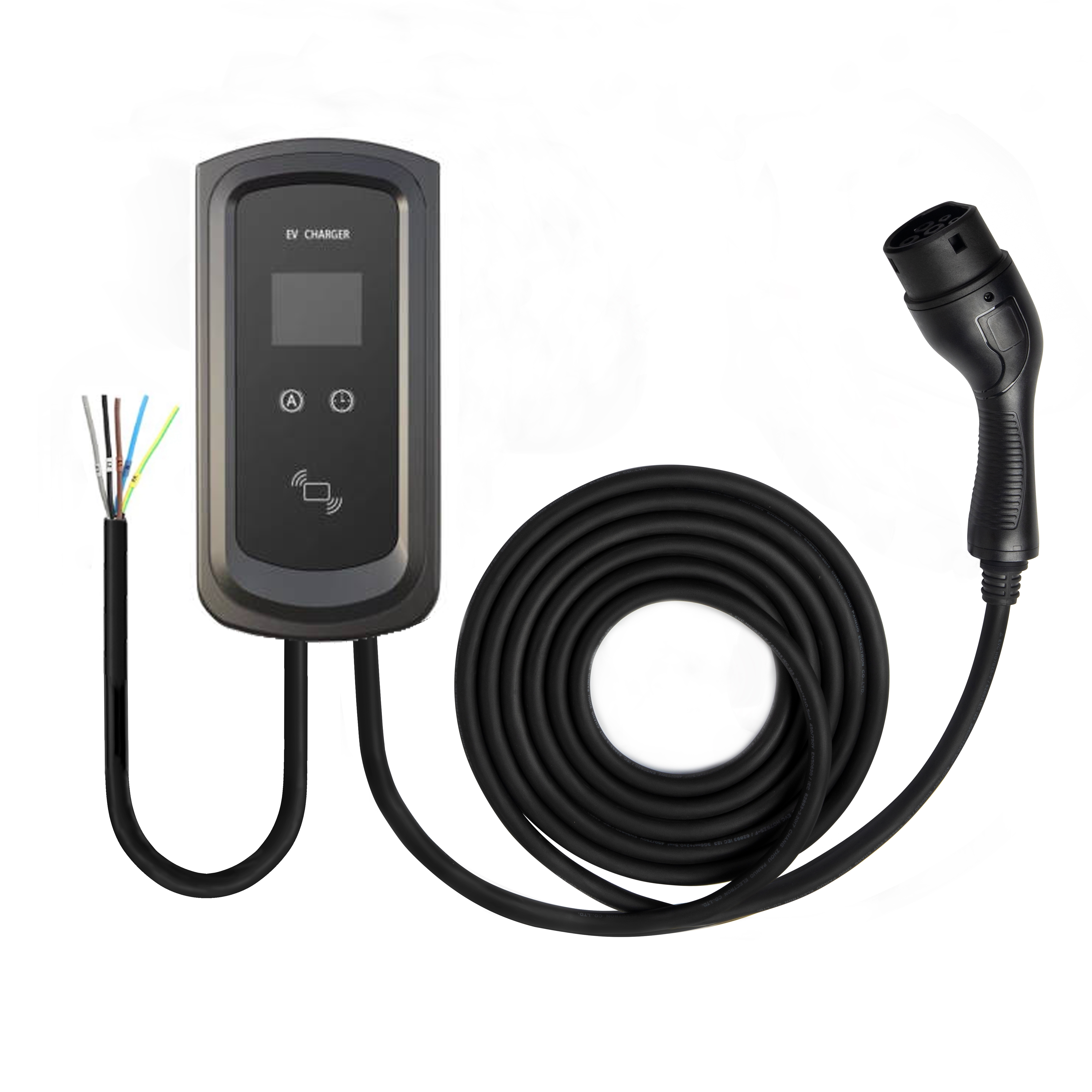 Стена удара карты RFID установила пункты автомобиля заряжателя EV поручая с типом b RCD