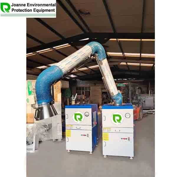 99% Harmful Fumes 0.3μM Welding Fume Extractors , Portable Welding Smoke Filtration System