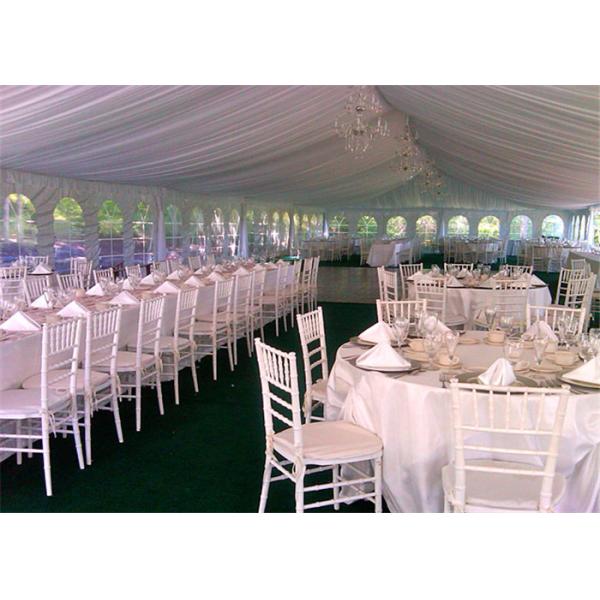 Big Outdoor White PVC Cover Wedding Party Tent for Events Aluminum Alloy Frame