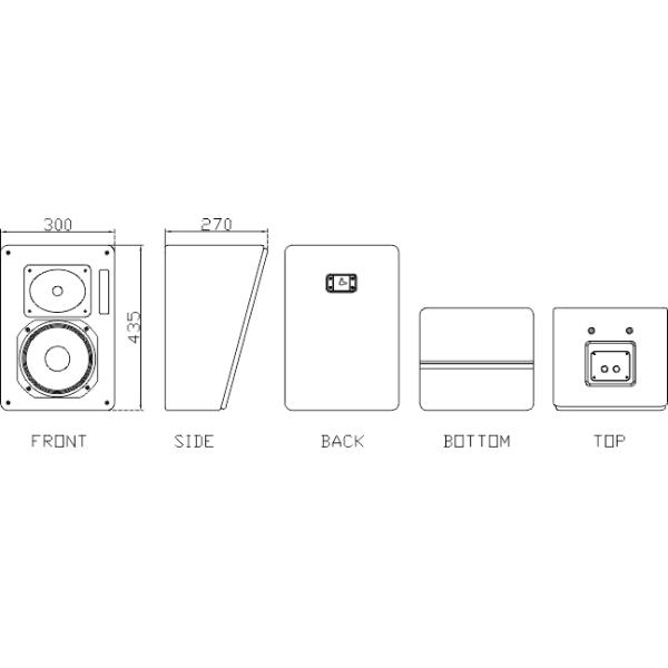 8 inch main channel 5.1 home theater ktv speaker system FS08