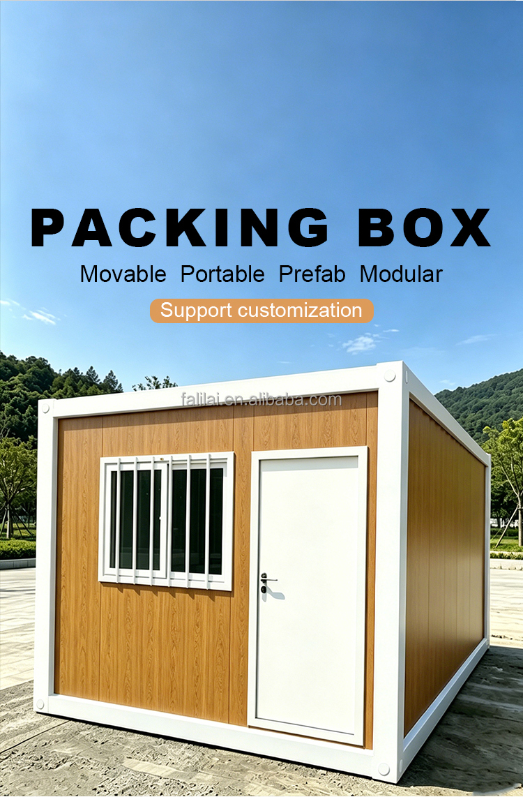 Modular Combined Detachable Container House Two Layer Design Lower Garage Upper Office Prefabricated Flat Pack Building for Site
