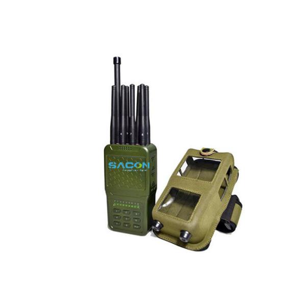 Handheld Signal Jammer with 20m Jamming Range 4700mAh Battery and Multi-Frequency Control