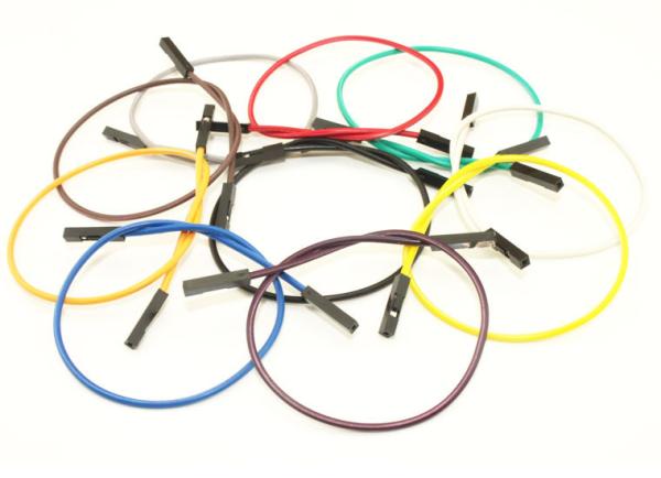 Jumper Wires Breadboard fêmea masculino, multi - cor Jumper Cable Wire