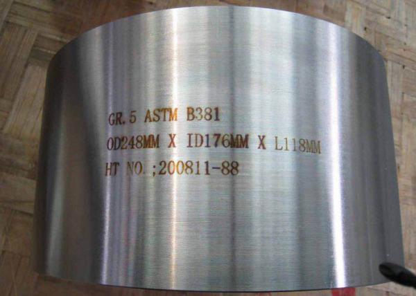 ASTM B 381 Titanium Alloy Tube Grade 5 With High Strength Low Ductility