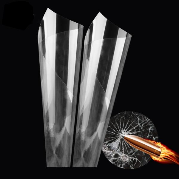 High Quality Bulletproof Safety window Film Protection Glass Anti Bullet Tint Film