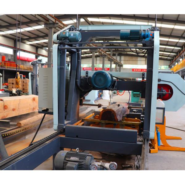 Hydraulic horizontal band sawing machine saw mills for automatic wood cutting