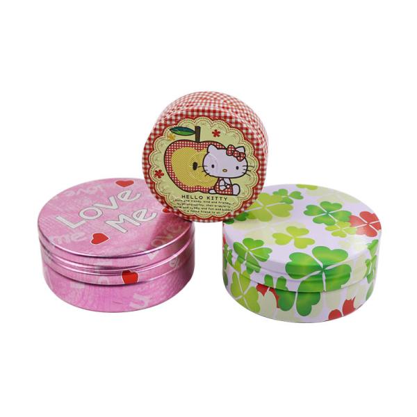 Dia 39mm-100mm Professional Metal Aluminium Tin Box Cream Jars Cosmetic Packaging
