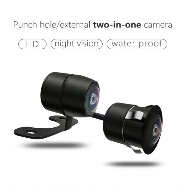 Universal 170° AHD Reverse Camera, IP68 Waterproof Night Vision Front & Rear View Backup Camera for Cars OEM ODM Available