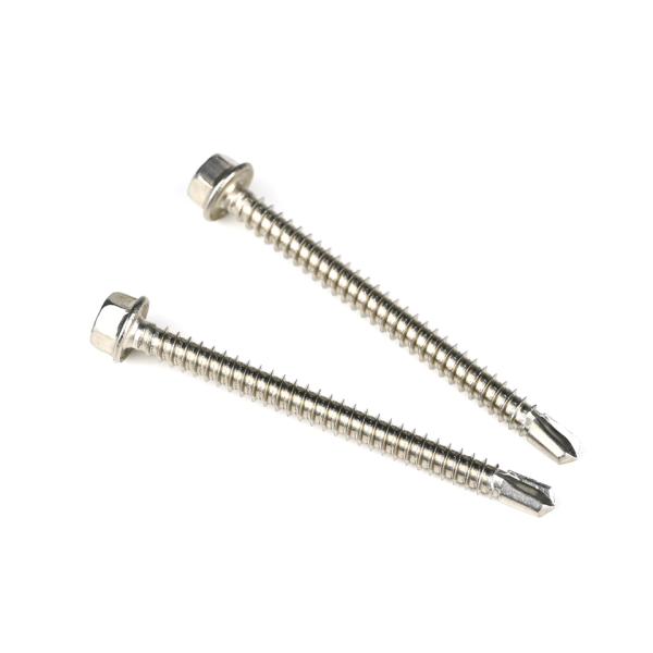 Vis à tête hexagonale noire Sus316 Support personnalisé pour les vis à perçage automatique en acier inoxydable