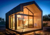 Cuadro de acero ligero Prefabricado Jardín Studio House Kits Ahorro de costos pequeñas cabañas para Airbnb