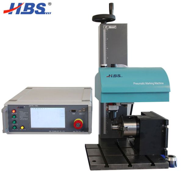 Desktop Electric DOT Peen Marking Machine For Flange Steel Pipes Tubes Metal Bellows Marking Machine