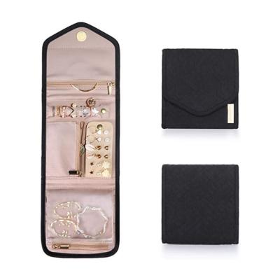 FOLDING JEWELRY BAG TRAVEL PORTABLE JEWELRY STORAGE BAG MULTI-RING EARRINGS JEWELRY BAG