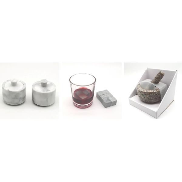 Custom Natural Granite Marble Stone Mortar And Pestle For Kitchen