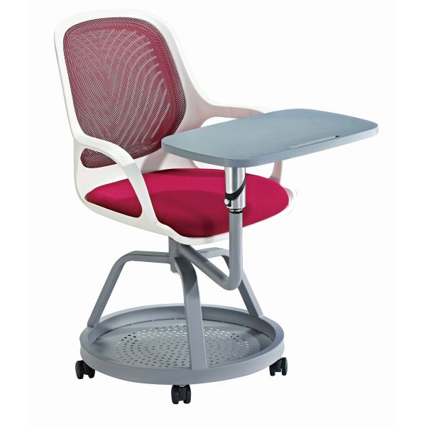 School Lecture Training Room Chairs Revolving With Bookstore