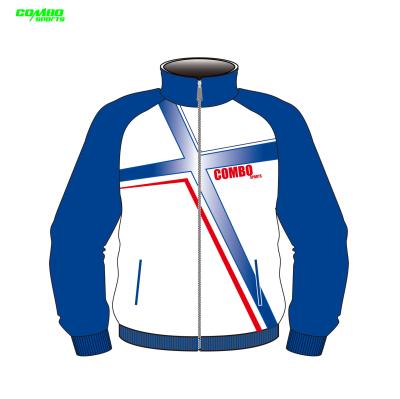 OEM Mens 4XL Sports Training Jacket With Number Name Custom Logo