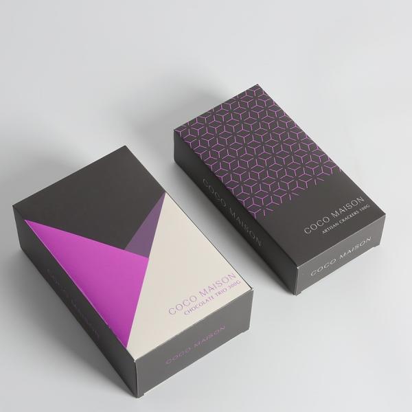 Paperboard Reserve Tuck End Gift Box Chocolate Food Packaging Boxes With Lamination
