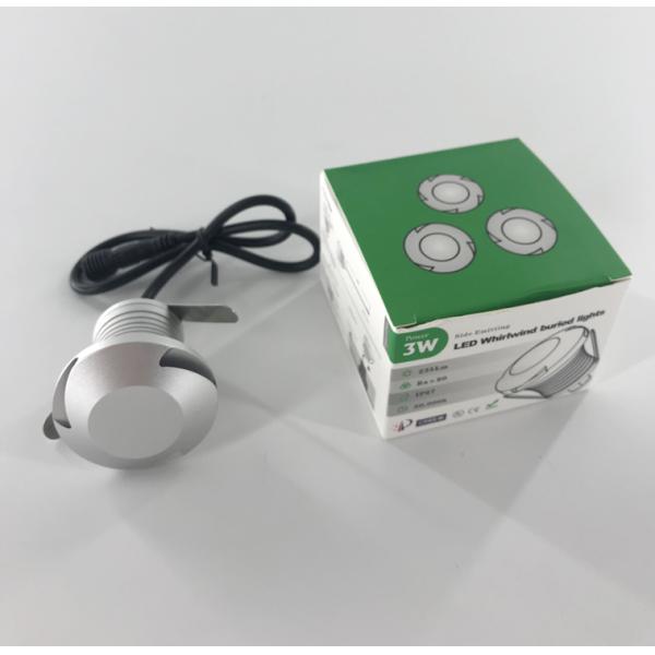 Освещение ландшафта СИД 3 ватт на открытом воздухе/СИД похоронило пигмент светов 2700К 4000К серебряный законченный