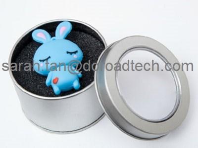 Cartoon Little Rabbit USB Pen Drive/Customized Cartoon PVC USB Disk