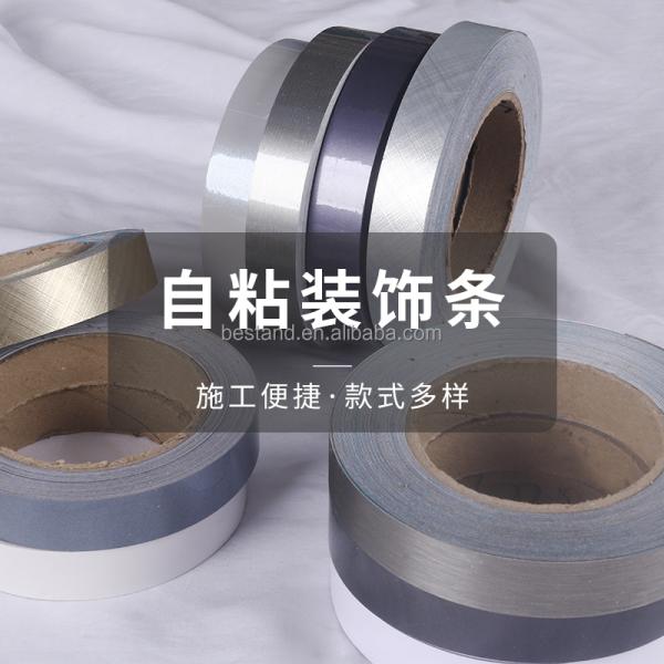 Removable Vinyl Wall Sticker Strip Glossy Self Adhesive Wallpaper