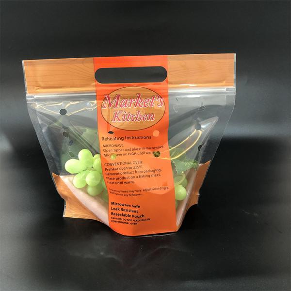 Предохранение от овощей замороженных продуктов крышки свежих фруктов пластиковое кладет упаковку в мешки с отверстиями для воздуха