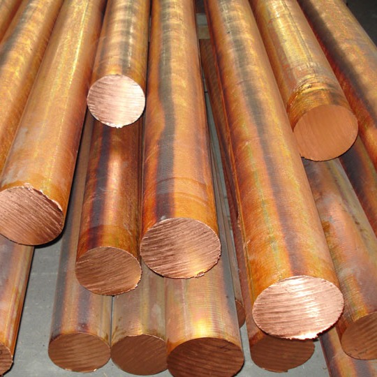 Industrial Used Copper Round Shaped Copper Rod  Big Diameter C1100 Red Copper Bar