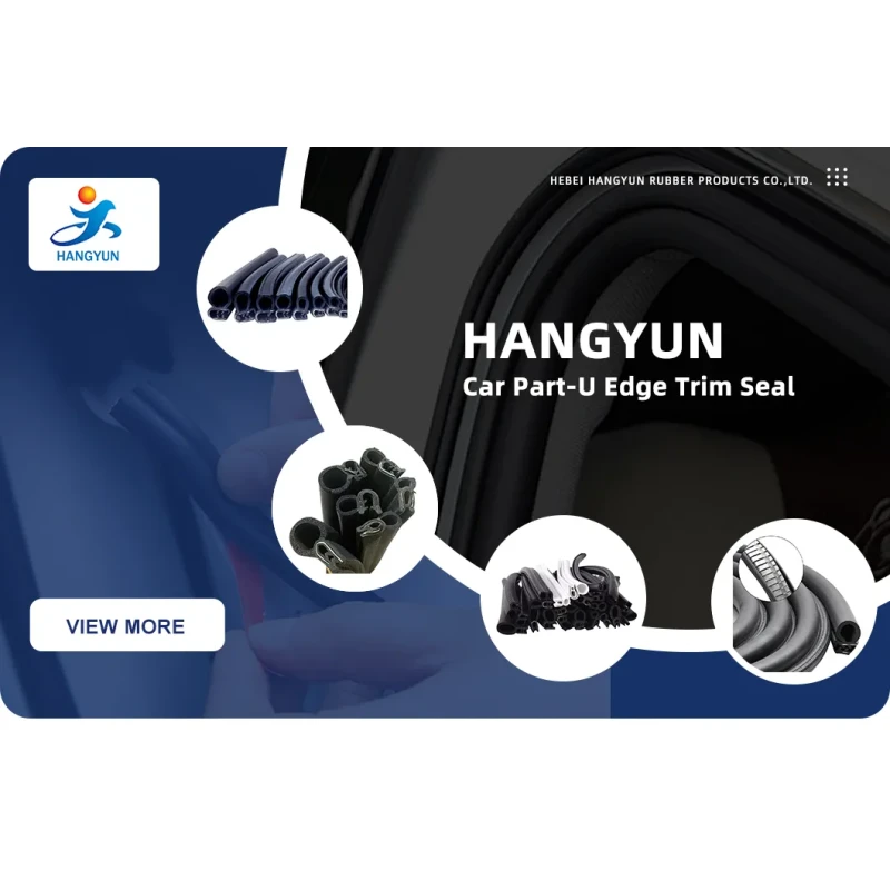China U Shaped Extruded Rubber Seal Strip for Car Cabinets Door