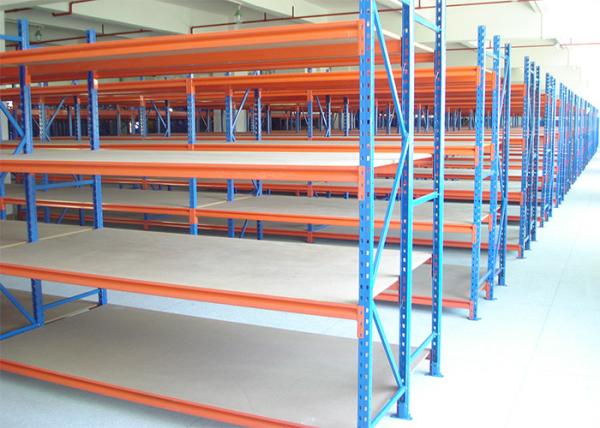 Do conjunto fácil revestido longo de aço do pó do shelving do período de 4 prateleiras altura ajustável