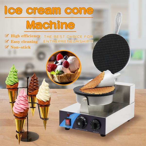 Электрическая вафлевая машина 1300 Вт для закусочных