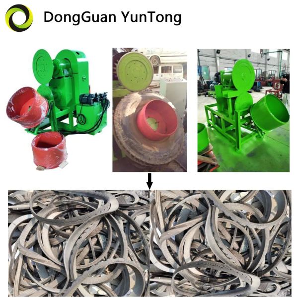 Advanced Waste Tire Recycling and Cutting Machine System