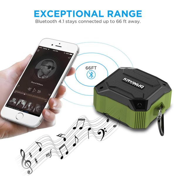 D10T Portable waterproof bluetooth wireless TWS speaker,bluetooth 5.0 s bass