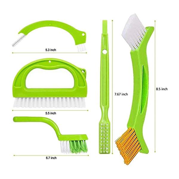 Ergonomic Floor Joint Cleaning Grout Scrubber Brush 2in Nylon Bristle
