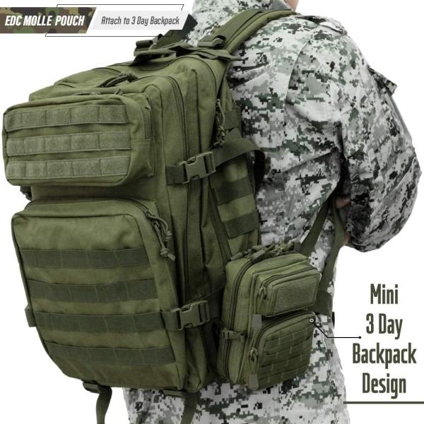 Tactical Molle Utility Pouch, EDC Tool Pouch Tactical Phone Pouches Mini Waist Pouches Medical EDC IFAK Pack Design