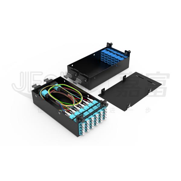 12 гибкий провод полярности b Aqua кабеля мультимодных 50/125 3.0mm LSZH хобота ядра MPO