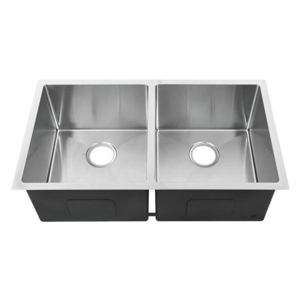 100% Brand New Japan Double Bowl Kitchen Sink For Narrow Worktop